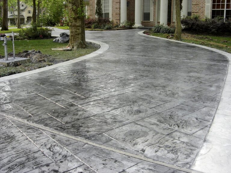 Allied Siding and Windows Decorative Concrete Driveways Will Improve A Homes Curb Appeal 768x576